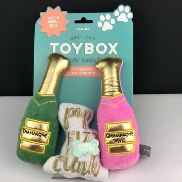 Tahari & Fringe - 4/$98 - ‘Dog Toys - pink’ bundle. SZ: Small/Medium dogs. NWT - Picture 2 of 5